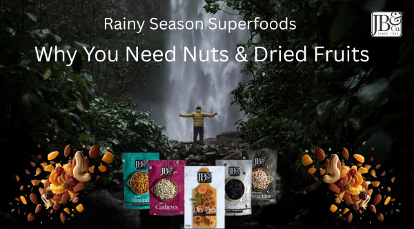 Power Up Your Monsoon with Dry Fruits