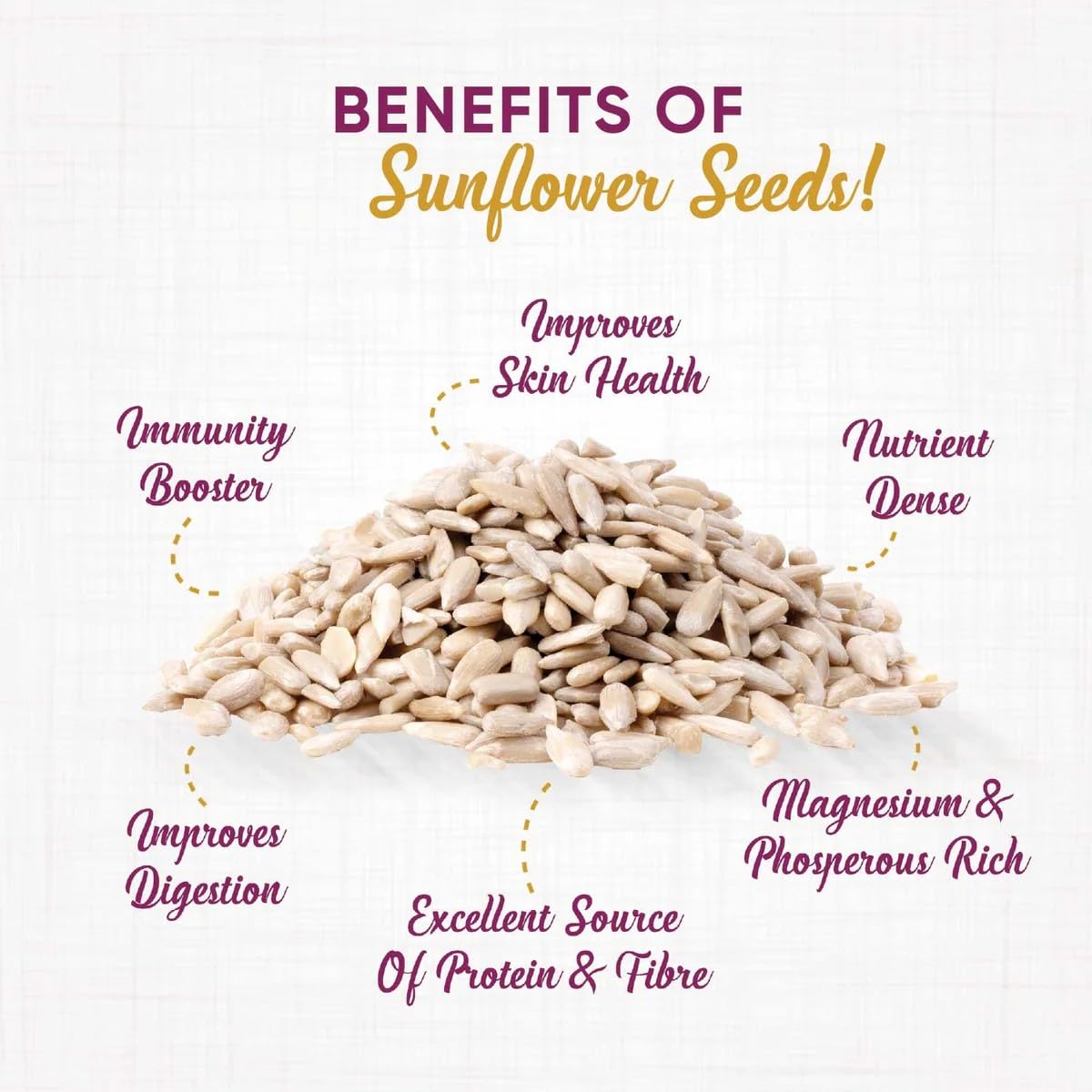 JB&CO Organic Sunflower Seeds kernals (200g X 2)