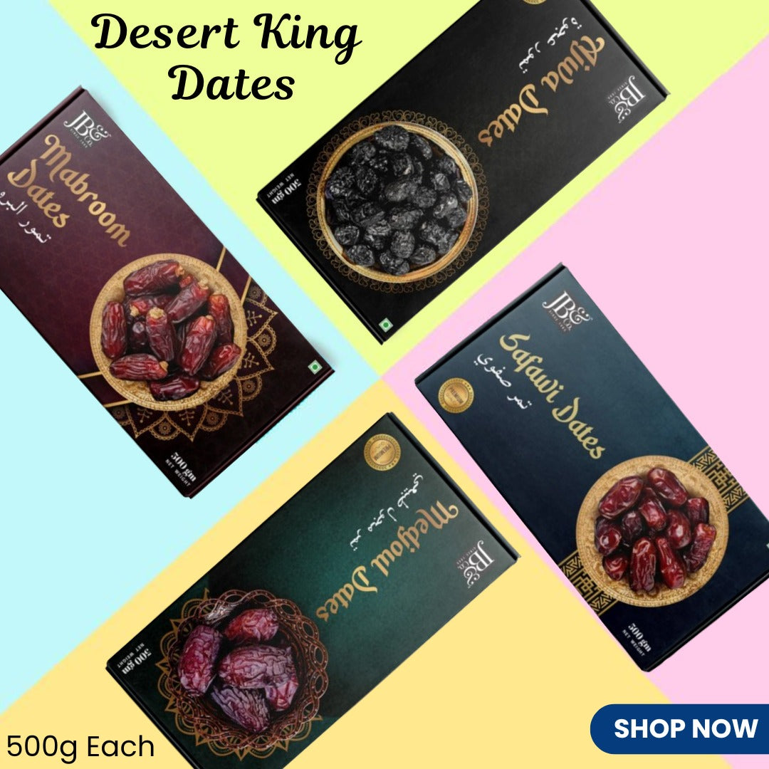 Desert King Dates Combo | Pack of 500g X 4