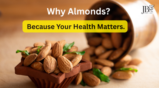 Why Almonds? Because Your Health Matters.