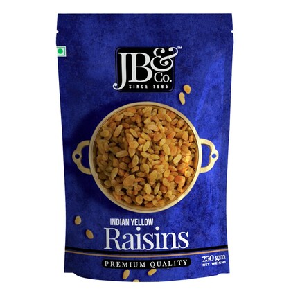 Indian Yellow Raisins-Golden Raisins(Kishmish)| 250g